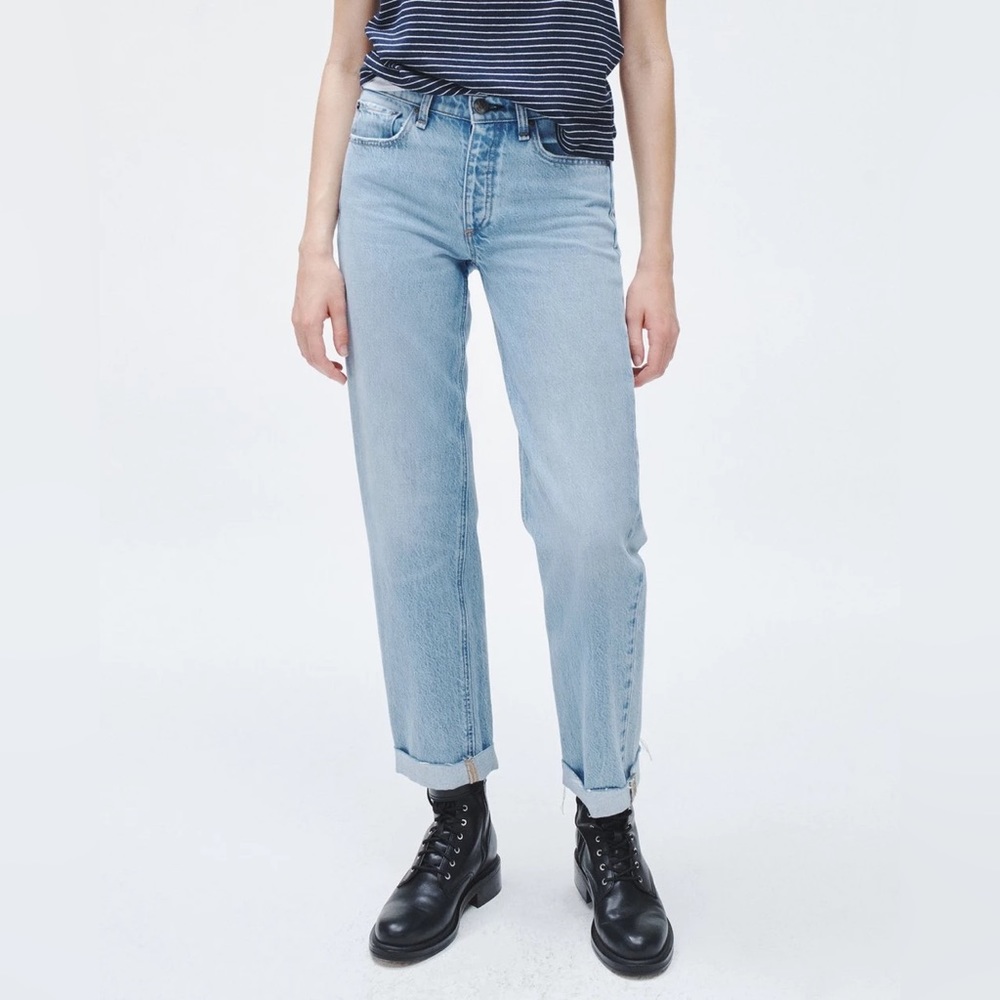 Rag and Bone The Baggy Dre Low-Rise Boyfriend Jean